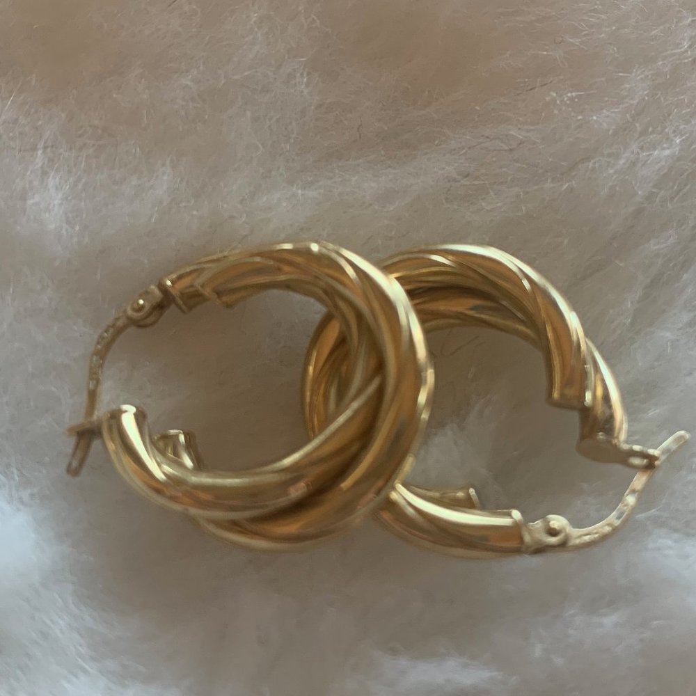 Gold Hoop Earrings